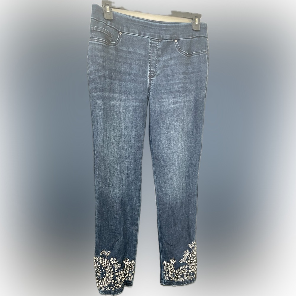 Chicos Jean Gem Leggings 1R 8 to 10 ladies Stretch